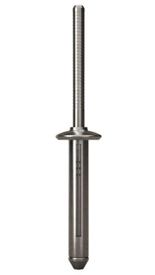 Rivets Aveugles Restagraf Ref 4054 - Aluminium & Tige Acier - 4,8 Mm - Lot De 73 Pièces - 8